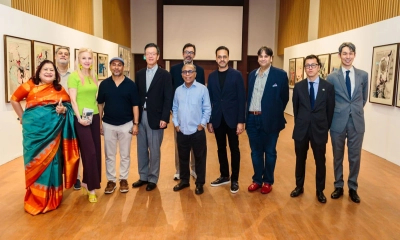 জাপান দূতাবাসের আয়োজনে শিল্পী ফিরোজ মাহমুদের মাল্টি-লেয়ার্ড লিগ্যাসিস প্রদর্শনী