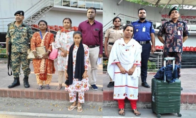 বেনাপোল দিয়ে দেশে ফিরলেন ভারতে আটক দুই নারী