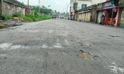 ১৫ দিন না যেতেই উঠে গেল সড়কের নতুন সিলকোট