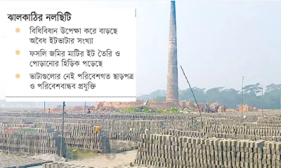 পরিবেশে বাড়ছে ইটভাটার আগ্রাসন