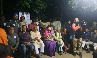 ঝিকরগাছায় ধানের শীষের প্রার্থী সাবিরার নির্বাচনি পথসভা