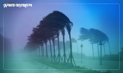 রাতের মধ্যে ১০ জেলায় ঝড়ের শঙ্কা