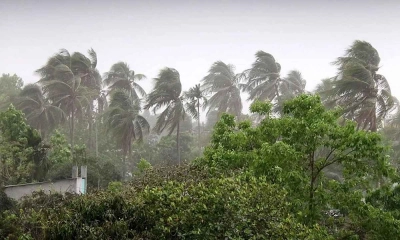 সন্ধ্যার মধ্যে যেসব জেলায় ৬০ কিমি বেগে ঝড়ের আভাস