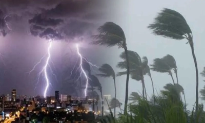 দুপুরের মধ্যে যেসব অঞ্চলে তীব্র ঝড়ের শঙ্কা