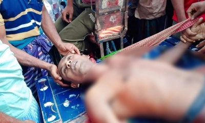 নিহত রাসেল। ছবি- রূপালী বাংলাদেশ