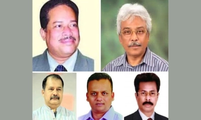 জহির উদ্দিন, সরফুদ্দিন আহমেদ, রাজিব আহসান, মজিবর রহমান ও আবুল হোসেন।