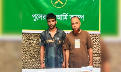 আটক দুইভাই। ছবি- রূপালী বাংলাদেশ