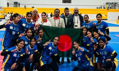 নারী কাবাডিতে প্রথম পদক জয় বাংলাদেশের