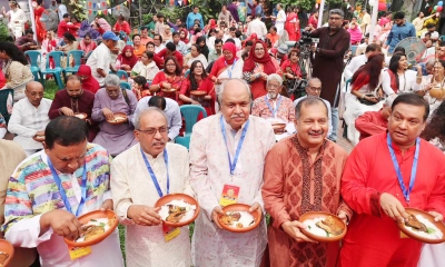 জাতীয় প্রেস ক্লাবে বর্ণাঢ্য বর্ষবরণ