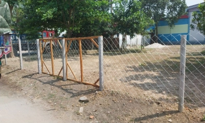 কালাইয়ে সওজের জায়গা কাঁটাতার ও সিমেন্টের খুঁটি দিয়ে দখল