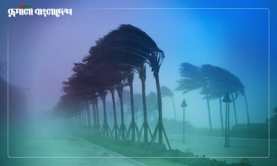 রাজধানীসহ ৪ জেলায় তীব্র ঝড়ের শঙ্কা