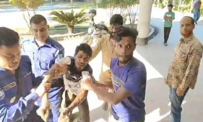 নেশার টাকা না পেয়ে বাড়িতে আগুন, বাবার অভিযোগে ছেলের কারাদণ্ড