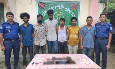 ঠাকুরগাঁওয়ে ইয়াবাসহ ৬ ক্যাসিনো ব্যবসায়ী আটক