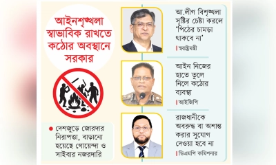 সহিংসতা-নাশকতায় জিরো টলারেন্স