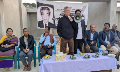 খাগড়াছড়িতে স্বতন্ত্র প্রার্থীর নির্বাচনি প্রচার ও পথসভা