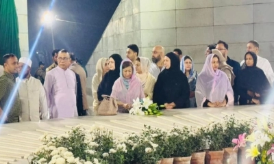 শবেবরাতে জিয়াউর রহমান ও খালেদা জিয়ার কবর জিয়ারত