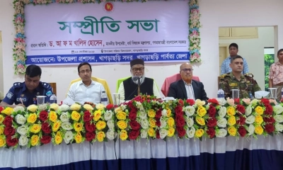 ধর্মের বিকাশ ঘটাতে সম্প্রীতির বিকল্প নেই: উপদেষ্টা খালিদ হোসেন