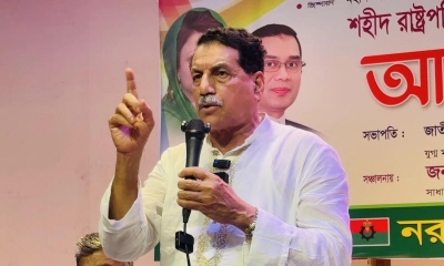 পেছনের দরজা দিয়ে বিএনপি কোনো দিন ক্ষমতায় আসেনি : খোকন