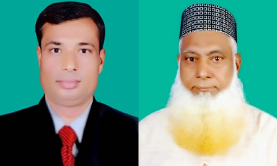 মো. আলাউদ্দিন সাবেরী ও মো. রফিকুল আলম রফিক। ছবি- রূপালী বাংলাদেশ