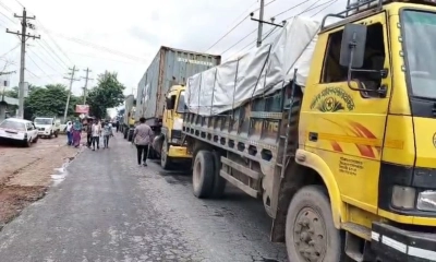 ট্রাক বিকলে কুমিল্লা-সিলেট মহাসড়কে ৬ কিমি যানজট