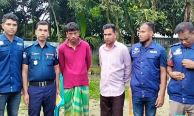 কিশোরগঞ্জে প্রবাসীর স্ত্রীর চোখ-মুখ বেঁধে লুট, আপন ভাইসহ গ্রেপ্তার ২