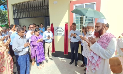 নবনির্মিত গোমস্তাপুর জোনাল ভবনের উদ্বোধন। ছবি- রূপালী বাংলাদেশ