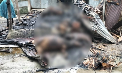 ফুলবাড়ীতে আগুনে পুড়ে ছাই কৃষকের স্বপ্ন