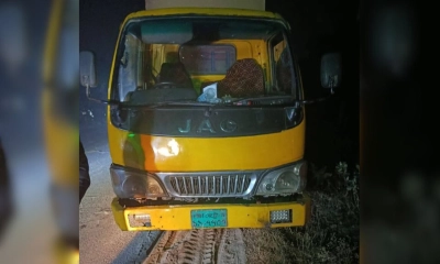ট্রাকের ধাক্কায় মোটরসাইকেল আরোহী দুই তরুণ নিহত