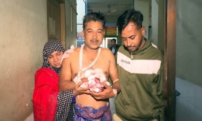 মহাসড়কে ট্রাক থামিয়ে ডাকাতি, চালক আহত