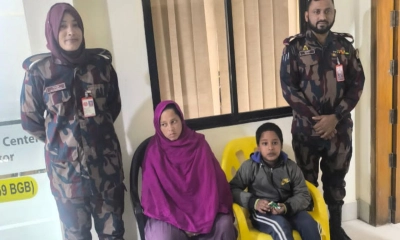 মা-ছেলেকে ঠেলে পাঠাল বিএসএফ, ফেরত দিল বিজিবি