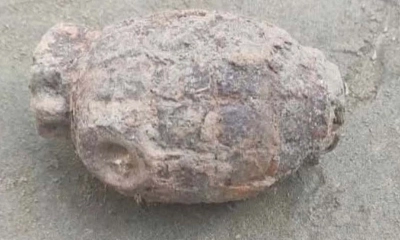 লালমনিরহাটে ড্রেন খননের সময় মিলল পরিত্যক্ত গ্রেনেড