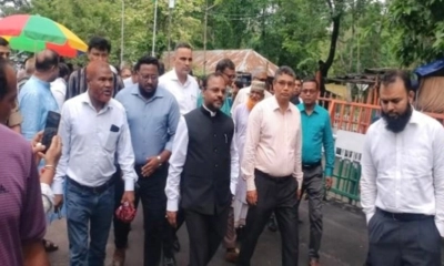 বুড়িমারী স্থলবন্দর পরিদর্শন করলেন ভারতের সহকারী হাইকমিশনার