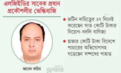 চাকরি শুরু অনিয়মে, দুর্নীতি দিয়ে শেষ