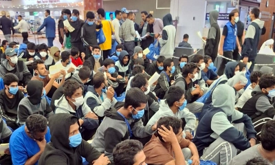 দেশে ফিরলেন লিবিয়ায় বন্দি থাকা ১৭৪ বাংলাদেশি