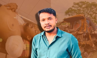হাত হারানো রবিনের পা কেটে ফেলার আশঙ্কা
