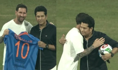 মেসিকে বিশেষ উপহার দিলেন শচীন টেন্ডুলকার