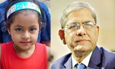 আগুনে পুড়ে বিএনপি নেতার মেয়ের মৃত্যু, মির্জা ফখরুলের শোক