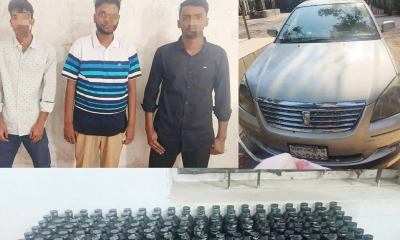 রাজশাহীতে ফেন্সিডিলসহ গ্রেপ্তার ৩