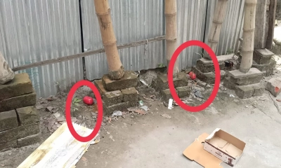 মাগুরায় ককটেল সদৃশ বস্তু, পুলিশ ঘিরে রেখেছে এলাকা