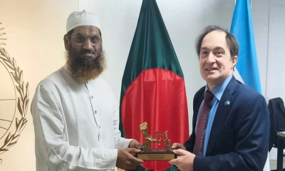 আর্জেন্টিনার রাষ্ট্রদূতের সঙ্গে মামুনুল হকের সৌজন্য সাক্ষাৎ