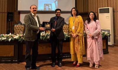 পাকিস্তানে আন্তর্জাতিক সম্মেলনে কী–নোট স্পিকার আবুল কালাম আজাদ 