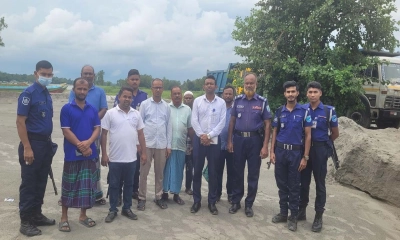 রূপালী বাংলাদেশে সংবাদ প্রকাশের পর বালুমহালে অভিযান