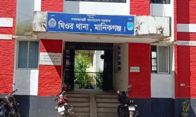 ঘিওর থানা। ছবি- রূপালী বাংলাদেশ