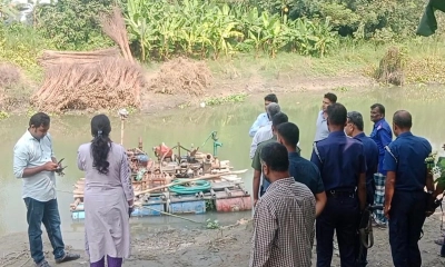 সাটুরিয়ায় অবৈধ ড্রেজার মেশিন জব্দ, জরিমানা ৫০ হাজার