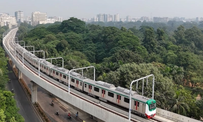 উত্তরা-মতিঝিল মেট্রোরেল চলাচল স্বাভাবিক