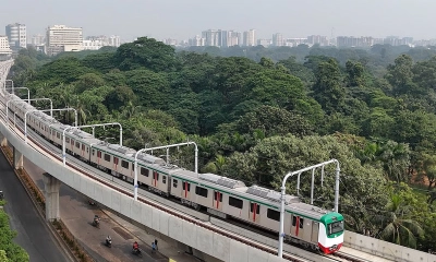 মেট্রোরেল। ছবি- সংগৃহীত