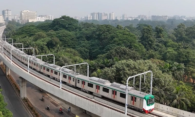 মতিঝিল থেকে শাহবাগ পর্যন্ত মেট্রোরেল চলাচল শুরু