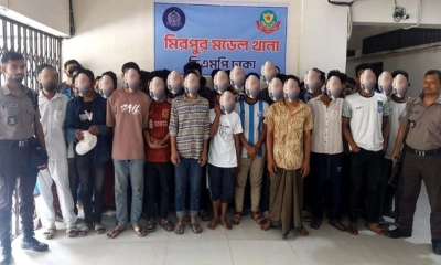 মিরপুর মডেল থানার অভিযানে ৪৪ অপরাধী গ্রেপ্তার