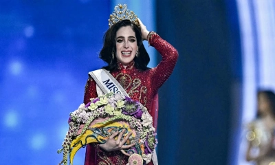 মিস ইউনিভার্স হয়েছেন মেক্সিকান সুন্দরী ফাতিমা বশ।  ছবি : সংগৃহীত