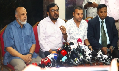 এবি পার্টির চেয়ারম্যান মজিবুর রহমান মঞ্জু। ছবি- রূপালী বাংলাদেশ